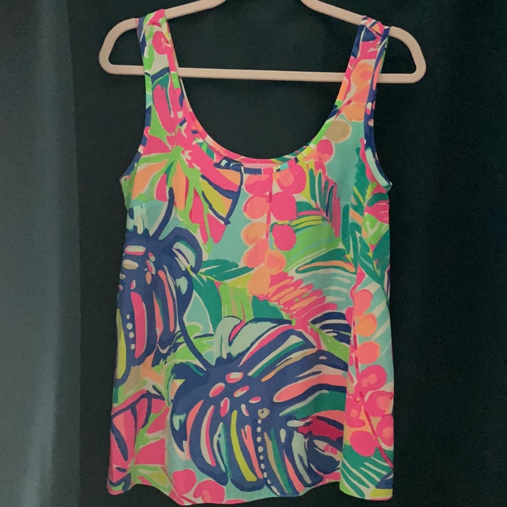 Lilly Pulitzer silk tank top